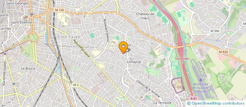 localisation de l'entreprise MONSIEUR THOMAS CAHAGNE  TOULOUSE