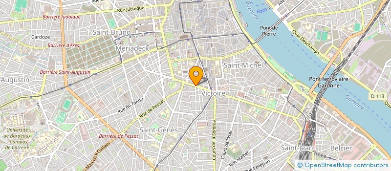 localisation de l'entreprise MONSIEUR THOMAS CAILLAUD  BORDEAUX