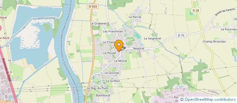 localisation de l'entreprise MONSIEUR THOMAS CAILLAUD à FAREINS