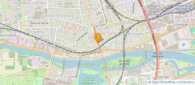 localisation de l'entreprise MONSIEUR THOMAS CAILLE  TOURS