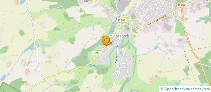 localisation de l'entreprise MONSIEUR THOMAS CAILLEAU  BEAUPREAU-EN-MAUGES