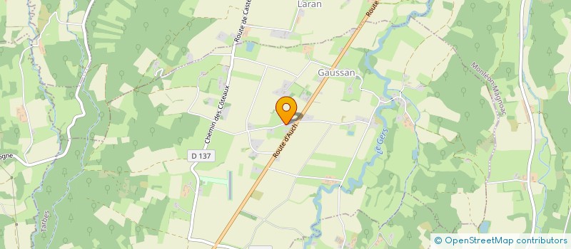 localisation de l'entreprise MONSIEUR THOMAS CALDAS  GAUSSAN