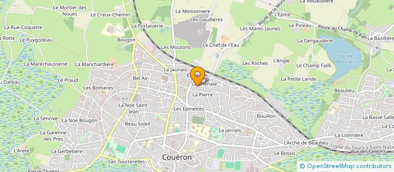 localisation de l'entreprise MONSIEUR THOMAS CALLAIS à COUERON