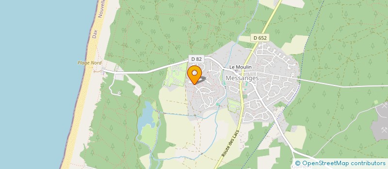 localisation de l'entreprise MONSIEUR THOMAS CALMETTES  MESSANGES