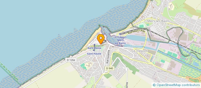 localisation de l'entreprise MONSIEUR THOMAS CALONNE  LE TREPORT