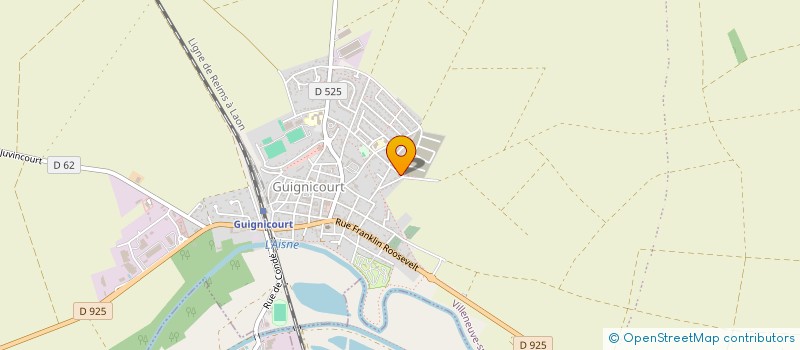 localisation de l'entreprise MONSIEUR THOMAS CALVET  VILLENEUVE-SUR-AISNE