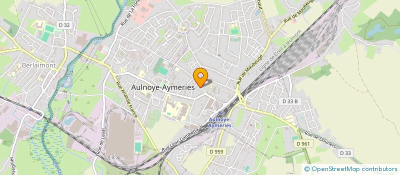 localisation de l'entreprise MONSIEUR THOMAS CAMBRELENG  AULNOYE-AYMERIES