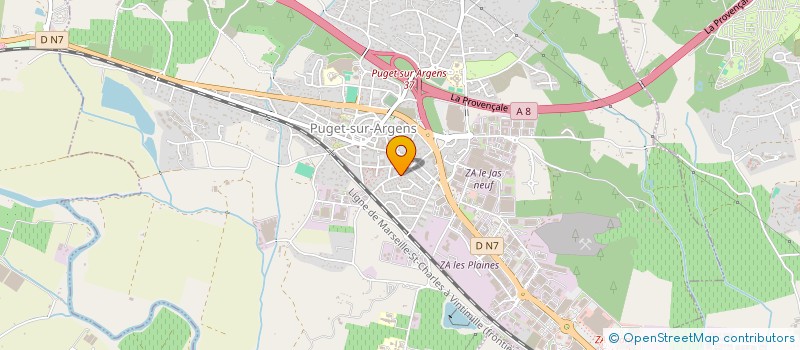localisation de l'entreprise MONSIEUR THOMAS CAMPELLO à PUGET-SUR-ARGENS