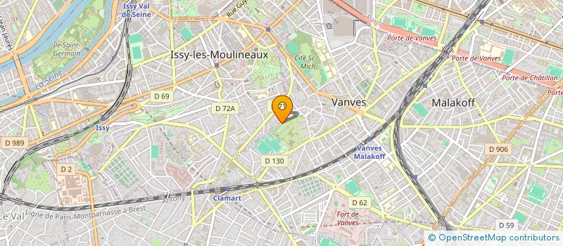 localisation de l'entreprise MONSIEUR THOMAS CAMPION  VANVES