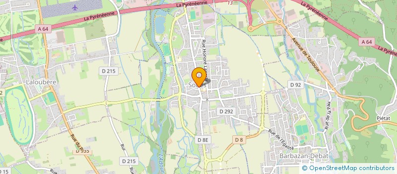 localisation de l'entreprise MONSIEUR THOMAS CANDELON  SOUES