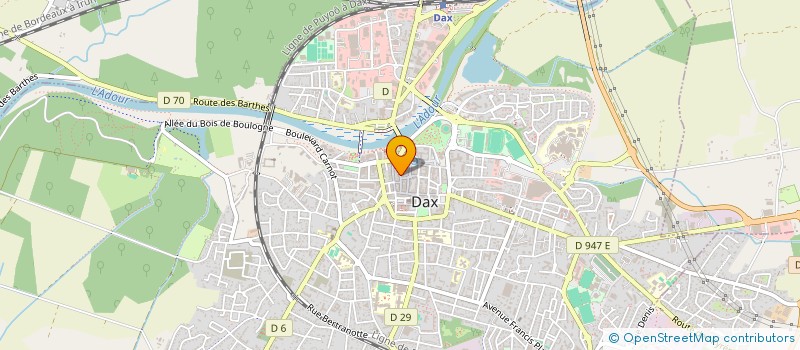 localisation de l'entreprise MONSIEUR THOMAS CANDILLIER à DAX