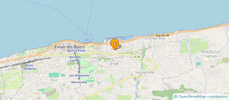 localisation de l'entreprise MONSIEUR THOMAS CANIEDO  EVIAN-LES-BAINS