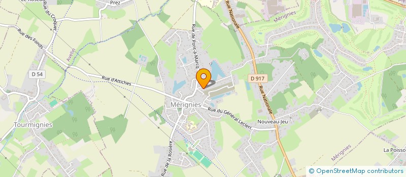 localisation de l'entreprise MONSIEUR THOMAS CANNEAUX  MERIGNIES