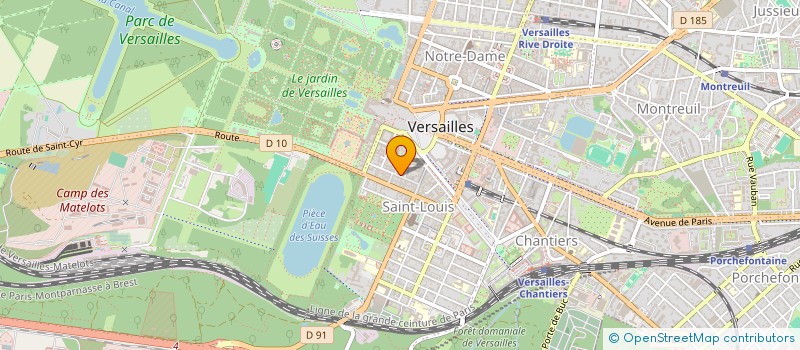 localisation de l'entreprise MONSIEUR THOMAS CAPARROS à VERSAILLES