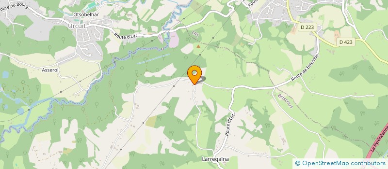 localisation de l'entreprise MONSIEUR THOMAS CAPDEVILLE  BRISCOUS