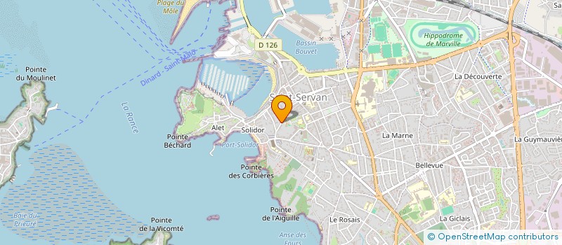 localisation de l'entreprise MONSIEUR THOMAS CAPPE  SAINT-MALO