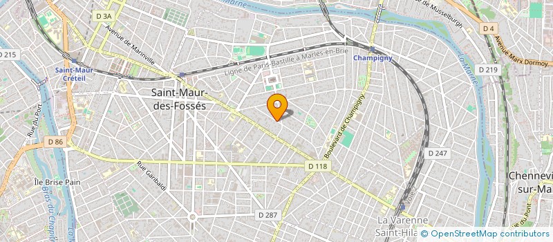 localisation de l'entreprise MONSIEUR THOMAS CAPRICELLI  SAINT-MAUR-DES-FOSSES