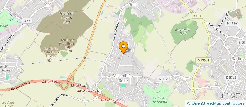 localisation de l'entreprise MONSIEUR THOMAS CARLIER  MAISNIL-LES-RUITZ