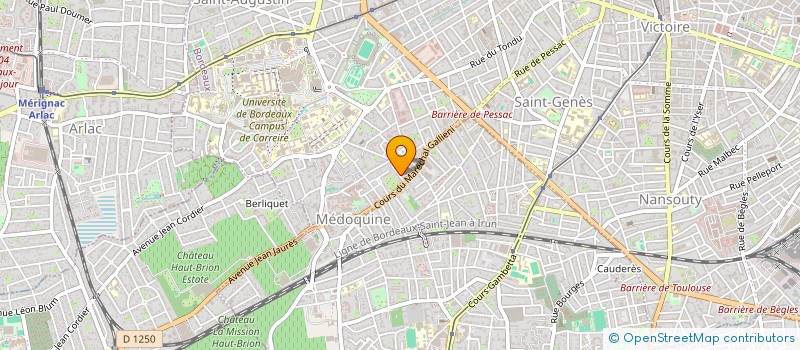 localisation de l'entreprise MONSIEUR THOMAS CARLIER à BORDEAUX