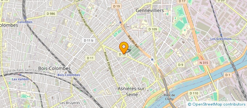 localisation de l'entreprise MONSIEUR THOMAS CARO  ASNIERES-SUR-SEINE