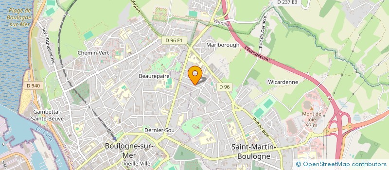 localisation de l'entreprise MONSIEUR THOMAS CARPENTIER  SAINT-MARTIN-BOULOGNE