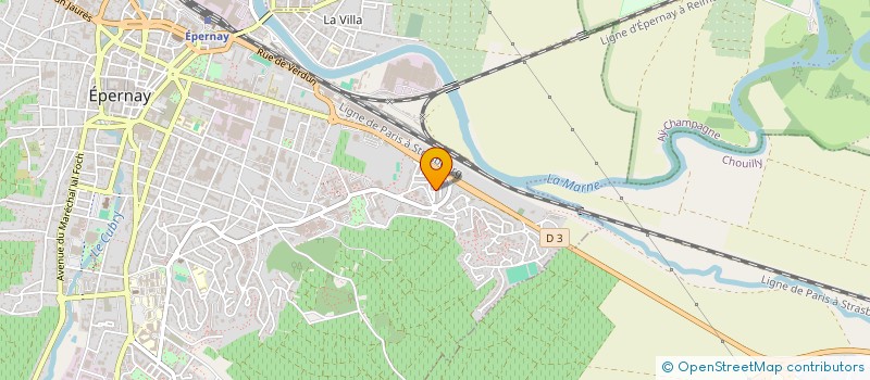 localisation de l'entreprise MONSIEUR THOMAS CARPENTIER à EPERNAY
