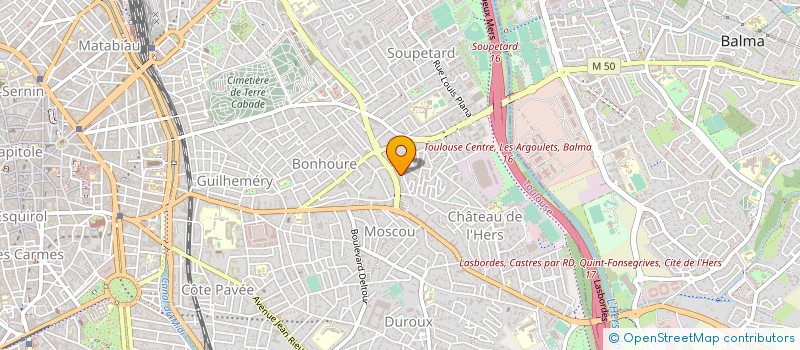 localisation de l'entreprise MONSIEUR THOMAS CARPENTIER à TOULOUSE