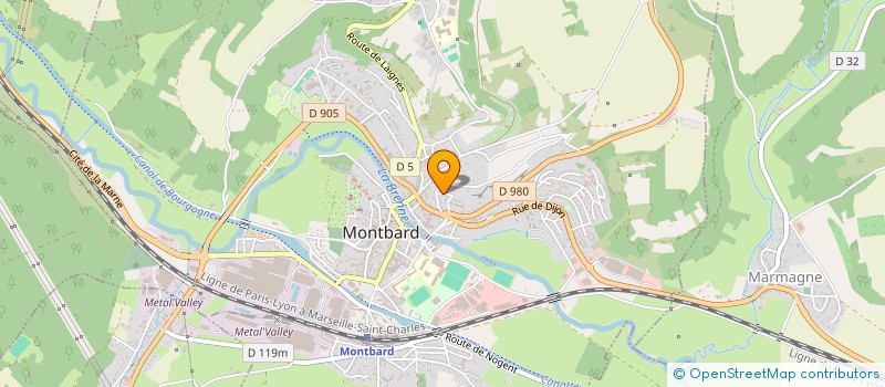 localisation de l'entreprise MONSIEUR THOMAS CARREIRA  MONTBARD