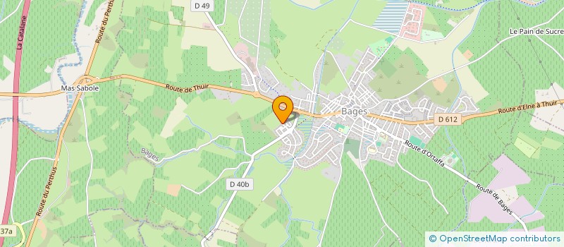 localisation de l'entreprise MONSIEUR THOMAS CARRENO  BAGES