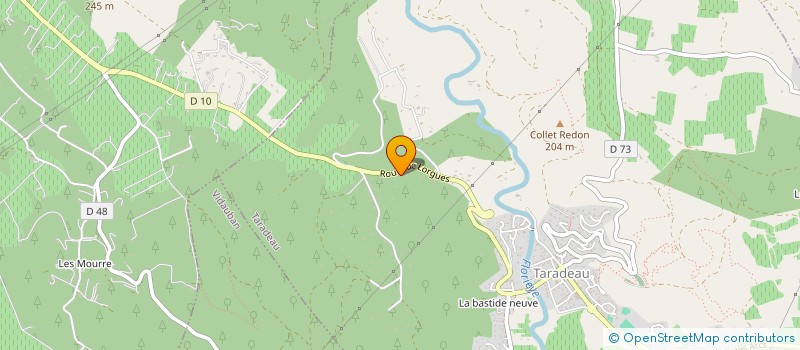 localisation de l'entreprise MONSIEUR THOMAS CARTA  TARADEAU