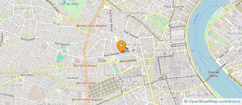 localisation de l'entreprise MONSIEUR THOMAS CARTERON  BORDEAUX