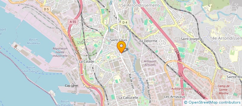 localisation de l'entreprise MONSIEUR THOMAS CARTIER  MARSEILLE