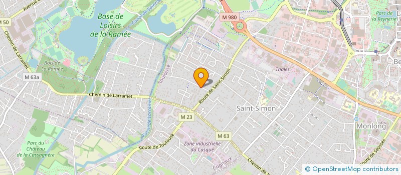localisation de l'entreprise MONSIEUR THOMAS CASSAN à TOULOUSE