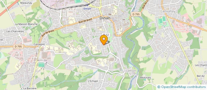 localisation de l'entreprise MONSIEUR THOMAS CASSET  DINAN