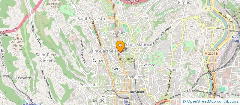 localisation de l'entreprise MONSIEUR THOMAS CASTAGNA  NICE