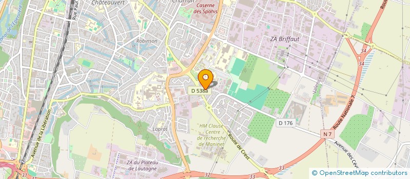 localisation de l'entreprise MONSIEUR THOMAS CASTAGNE  VALENCE