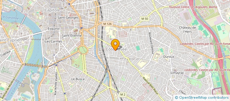 localisation de l'entreprise MONSIEUR THOMAS CASTAIGNEDE  TOULOUSE