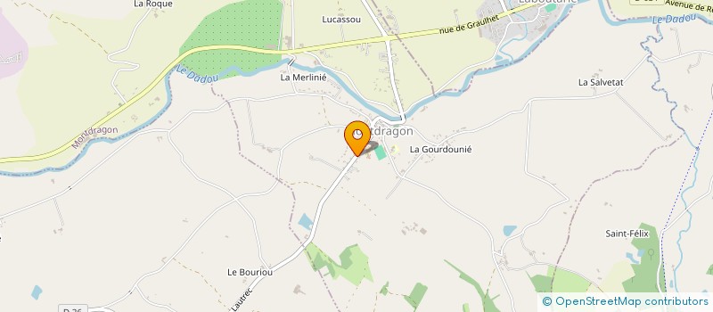 localisation de l'entreprise MONSIEUR THOMAS CASTEL  MONTDRAGON