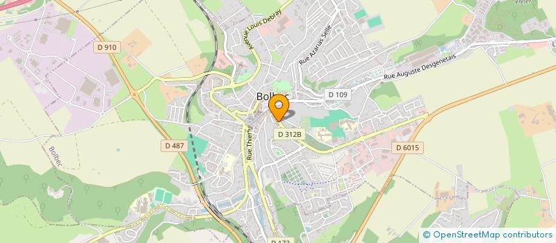 localisation de l'entreprise MONSIEUR THOMAS CASTEL  BOLBEC