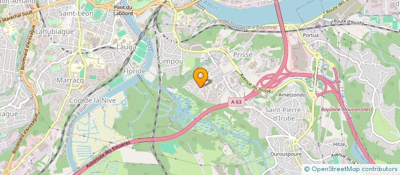 localisation de l'entreprise MONSIEUR THOMAS CASTILLON  SAINT-PIERRE-D'IRUBE