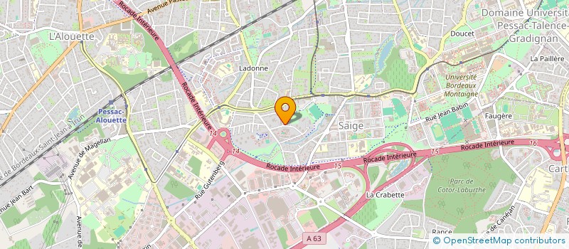 localisation de l'entreprise MONSIEUR THOMAS CATHALA  PESSAC