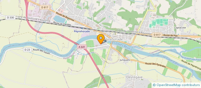 localisation de l'entreprise MONSIEUR THOMAS CATOIR  PEYREHORADE