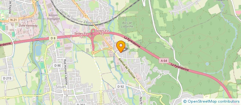 localisation de l'entreprise MONSIEUR THOMAS CAUSSADE  BARBAZAN-DEBAT