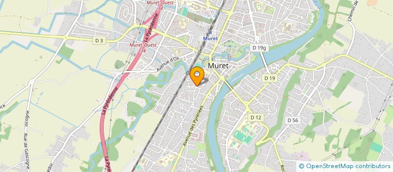 localisation de l'entreprise MONSIEUR THOMAS CAUSSINUS  MURET