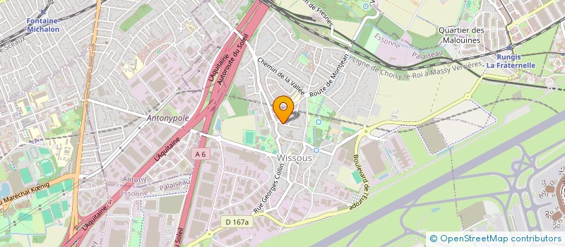 localisation de l'entreprise MONSIEUR THOMAS CAUTY  WISSOUS