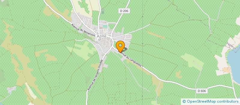 localisation de l'entreprise MONSIEUR THOMAS CAUTY  AZILLE