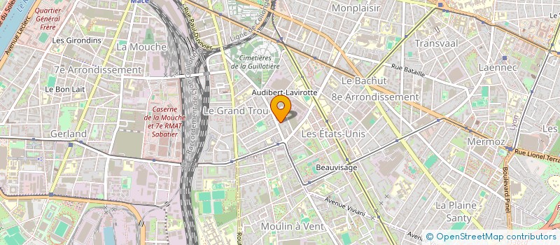 localisation de l'entreprise MONSIEUR THOMAS CAVENEGET  LYON