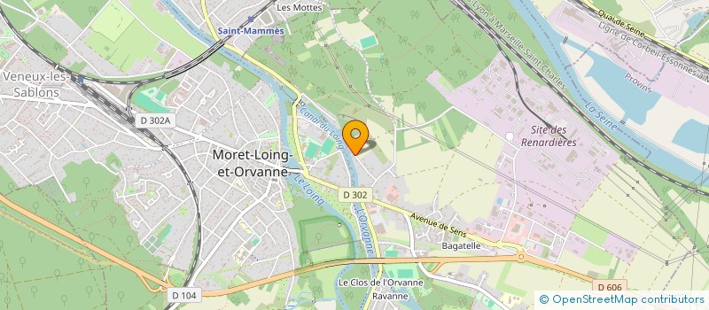 localisation de l'entreprise MONSIEUR THOMAS CAZADE  MORET-LOING-ET-ORVANNE