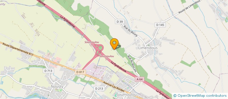 localisation de l'entreprise MONSIEUR THOMAS CAZAYOUS  LIMENDOUS