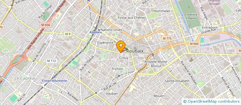 localisation de l'entreprise MONSIEUR THOMAS CECCHY à ROUBAIX